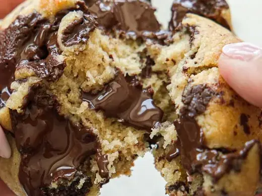 Cookie recheado de chocolate