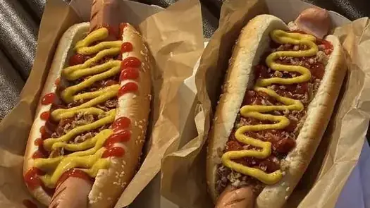 Hot dog vegano completo