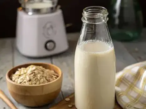 Leite de aveia caseiro