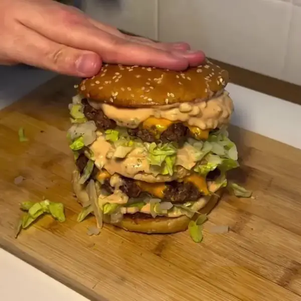 Big Mac feito em casa