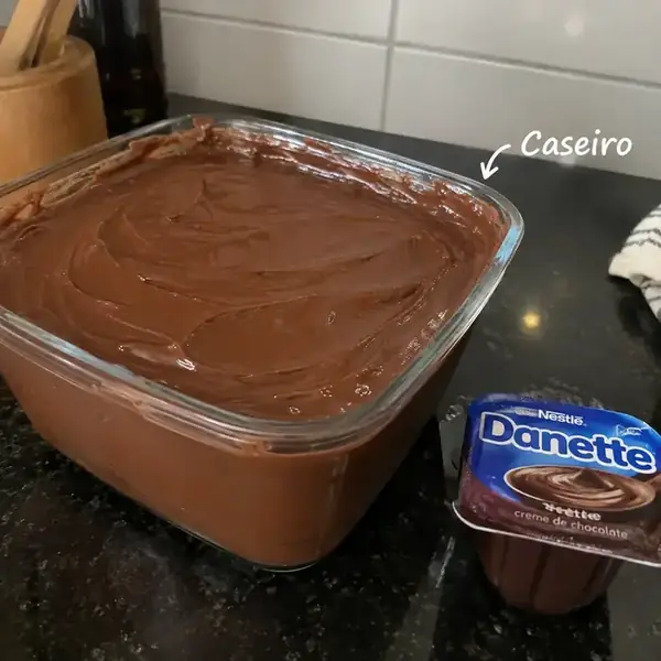 Danette feito em casa