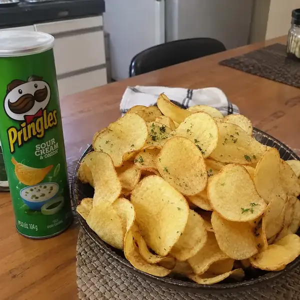 Pringles feito em casa